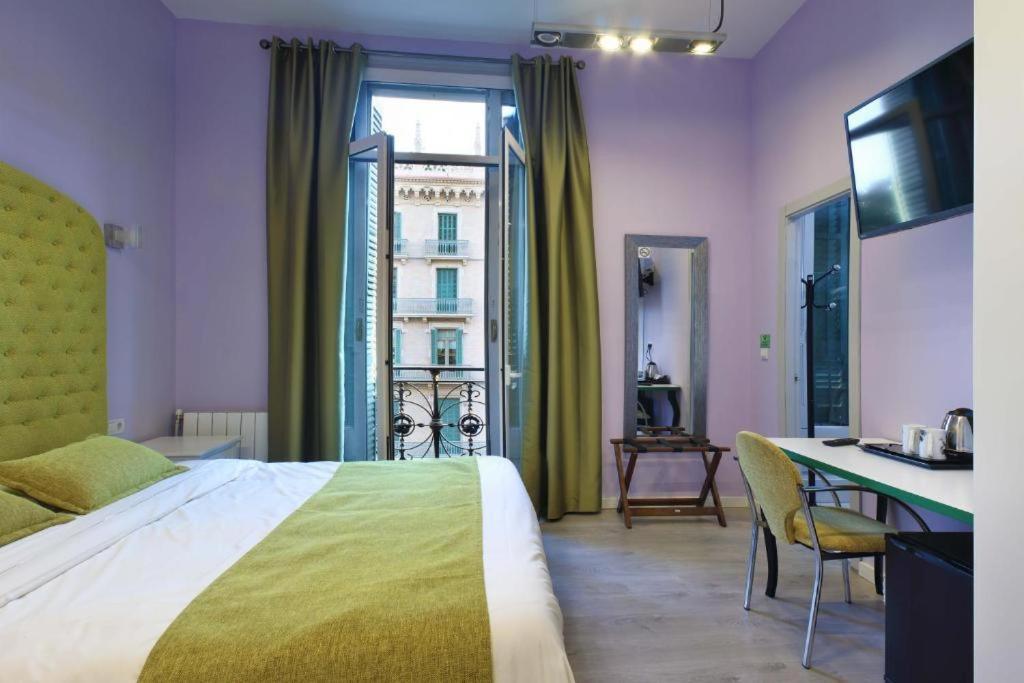 Hotel Ginebra Барселона Экстерьер фото
